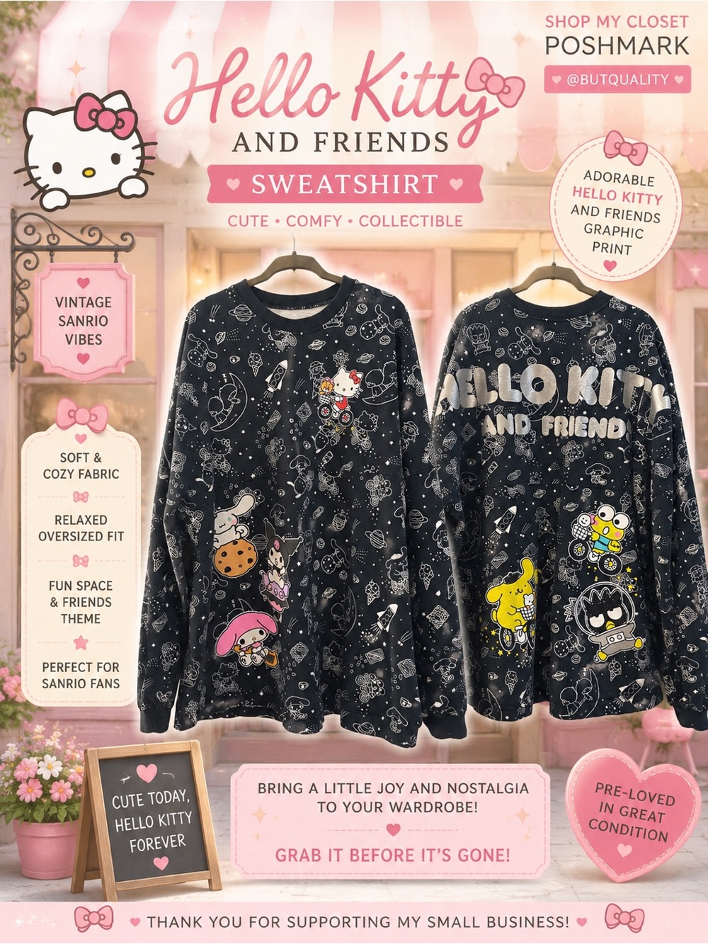 JapanLA x Sanrio "Hello Kitty and Friends Space" Spirit Jersey🔥